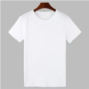 adult pure white T-shirt M-XL